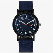 Herren Quarzuhr mit analogem Zifferblatt und Nylonarmband Corvellan