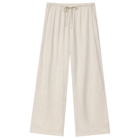 Velmira Damen Weite Sommerhose mit Hoher Taille und Lockerem Schnitt