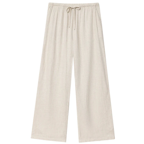 Velmira Damen Weite Sommerhose mit Hoher Taille und Lockerem Schnitt