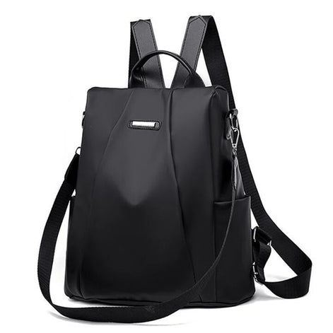Damenrucksack mit Reißverschluss im schlichten Design