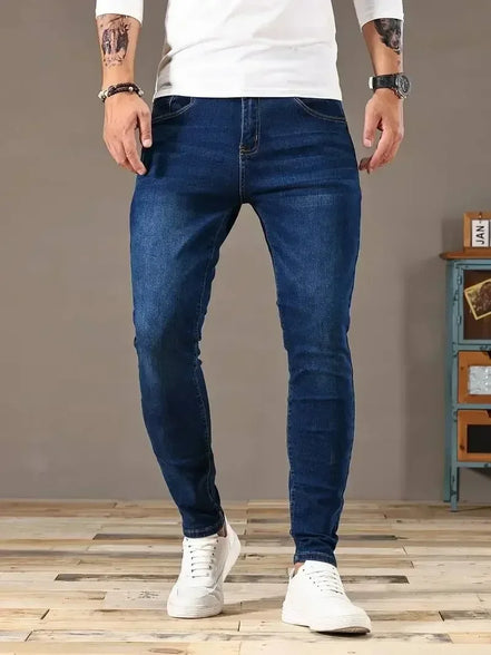 Rovento Herren Jeans Straight Fit