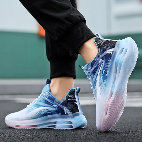 Bravion Herren Sport Sneakers mit Schnürung und Mesh