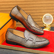 Valerion Herren Monk Strap Loafer mit spitzer Form
