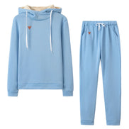 Damen Jogginganzug 2-teilig mit Hoodie und Hose – Velanessa