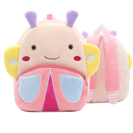 Kinder-Rucksack aus Plüsch mit Tiermotiv