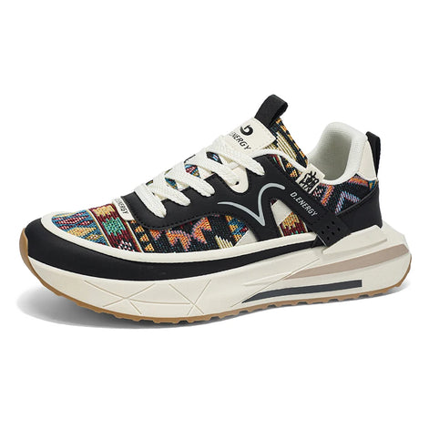 Neravio Sneaker mit Schnürung und profilierter Gummisohle
