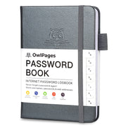 Securelia Passwortbuch mit alphabetischen Registern und Hardcover