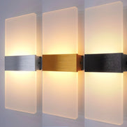 Liravon LED Wandleuchte Aluminium Acryl Innenwandlampe
