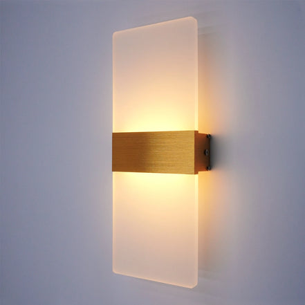 Liravon LED Wandleuchte Aluminium Acryl Innenwandlampe