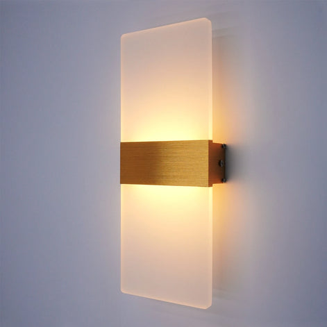 Liravon LED Wandleuchte Aluminium Acryl Innenwandlampe
