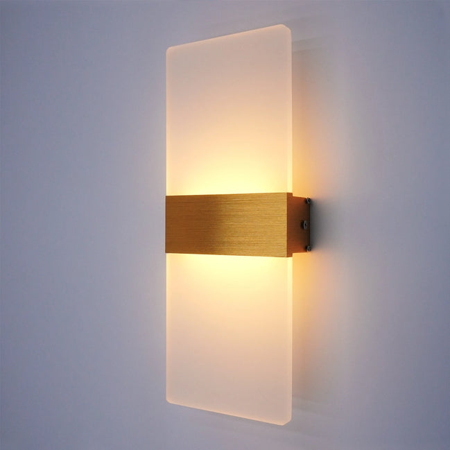 Liravon LED Wandleuchte Aluminium Acryl Innenwandlampe