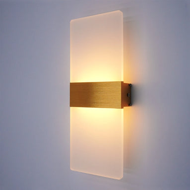 Liravon LED Wandleuchte Aluminium Acryl Innenwandlampe