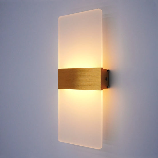 Liravon LED Wandleuchte Aluminium Acryl Innenwandlampe