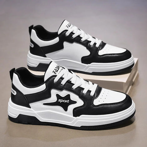 Renvaro Herren Sneaker mit Schnürung und rutschfester Sohle