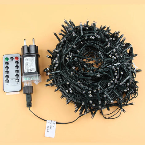 LED-Lichterkette mit Fernbedienung und 8 Lichtmodi Varellia