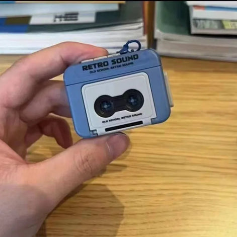 Tapevox Retro Kassetten-Schlüsselanhänger mit Aufnahmefunktion