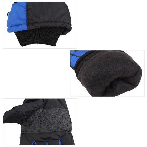 Gefütterte Winterhandschuhe mit langem Bündchen für Damen und Herren – Valtoro