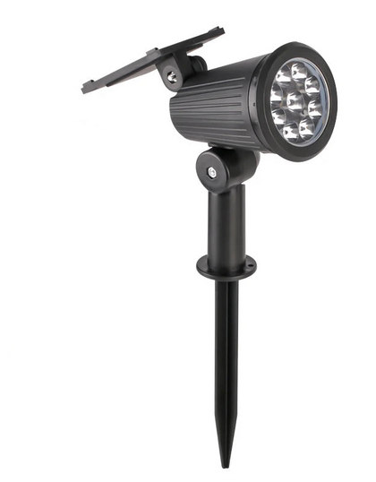Luminara LED Solar Gartenstrahler mit Erdspieß und Farbmodus