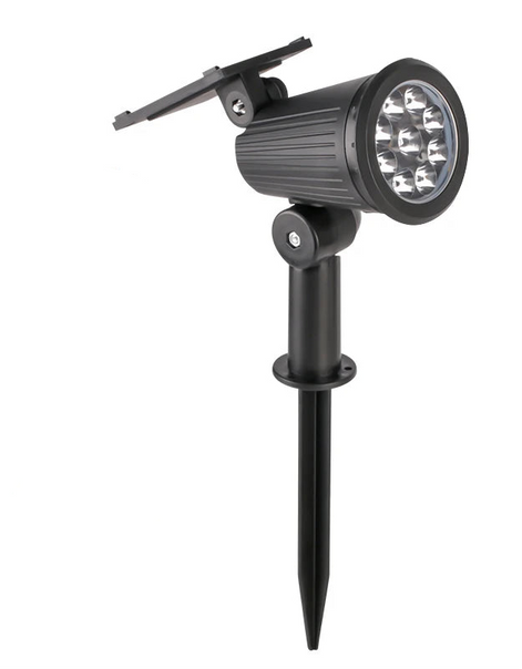Luminara LED Solar Gartenstrahler mit Erdspieß und Farbmodus