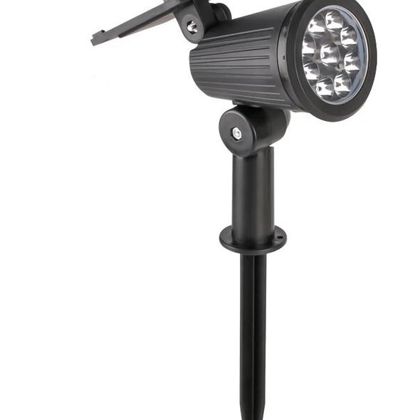 Luminara LED Solar Gartenstrahler mit Erdspieß und Farbmodus