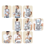 Babytrage mit mehreren Tragepositionen bis 20 kg