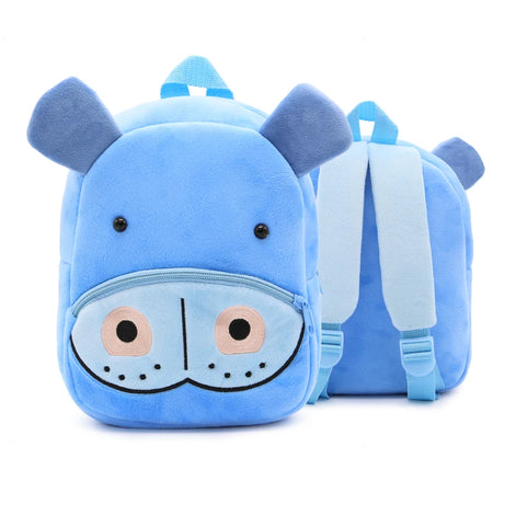 Kinder-Rucksack aus Plüsch mit Tiermotiv