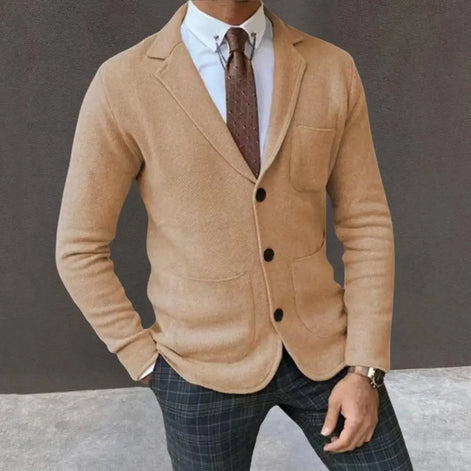 Bravento Herren-Blazer mit Revers und Einreiher