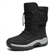Unisex Winterstiefel mit Plüschfutter und elastischem Verschluss Elvarox
