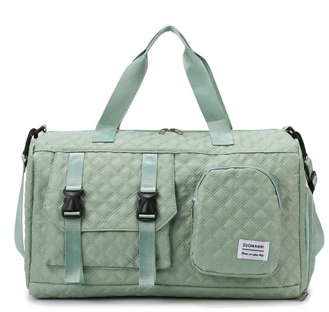 MoveLite Duffle Bag-Nylon-Reisetasche mit Reißverschluss und Schulterriemen