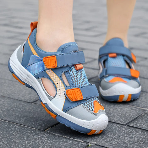 Velmira Kinder Sandalen Unisex mit Klettverschluss