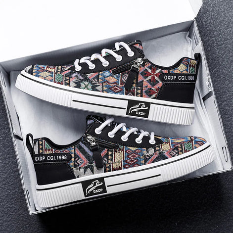 Tavero Herren Sneaker mit Schnürung und Mesh-Obermaterial