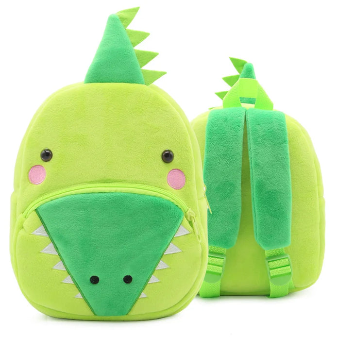 Kinder-Rucksack aus Plüsch mit Tiermotiv