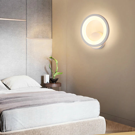 Arvella LED Wandleuchte rund mit Acrylabdeckung