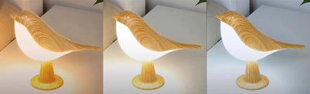 Lunavo LED-Tischlampe – Vogel-Nachtlicht mit Touch-Steuerung