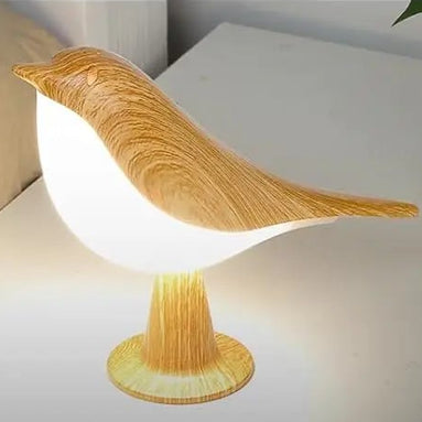 Lunavo LED-Tischlampe – Vogel-Nachtlicht mit Touch-Steuerung