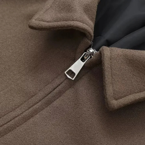 Damen Kurzjacke mit Reverskragen und Reißverschluss Varelia
