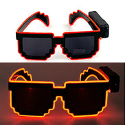LED Leuchtbrille mit EL-Beleuchtung für Partys und Festivals – Lumivox