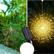 Solar LED Gartenbeleuchtung mit Feuerwerk-Effekt, 240 LEDs und Fernbedienung – Solvenza