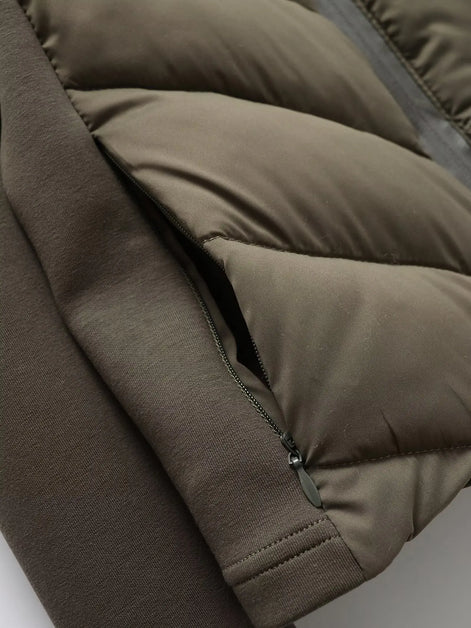 Elegante Damen Steppjacke mit Kapuze – Mireva