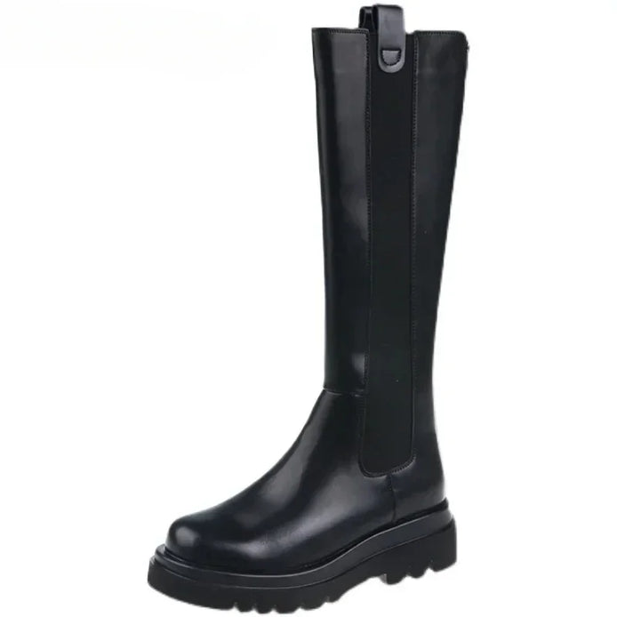 Lunaro kniehohe Stiefel für Damen – Plattformsohle und wintertaugliches Design