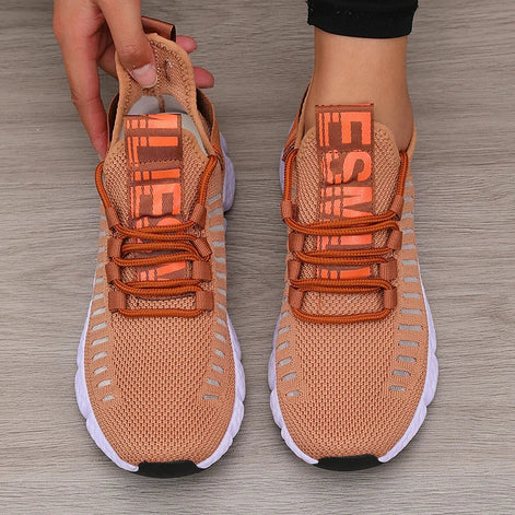 Velion Damen Laufschuhe mit Mesh-Obermaterial und Schnürung