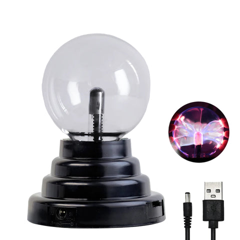 LumiSphere Plasma-Lampe – LED Tischlampe mit Plasmakugel-Effekt