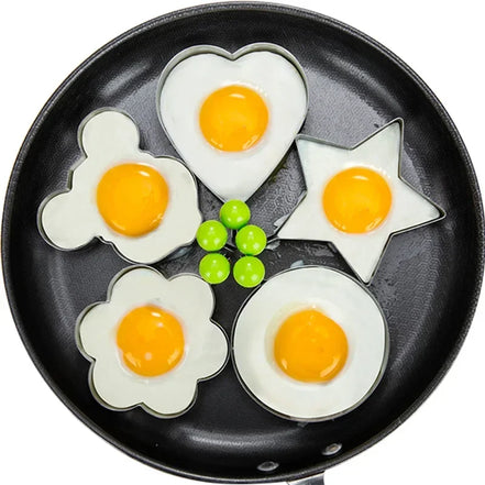 Formiro Bratring-Set – Edelstahlformen für Eier und Pfannkuchen