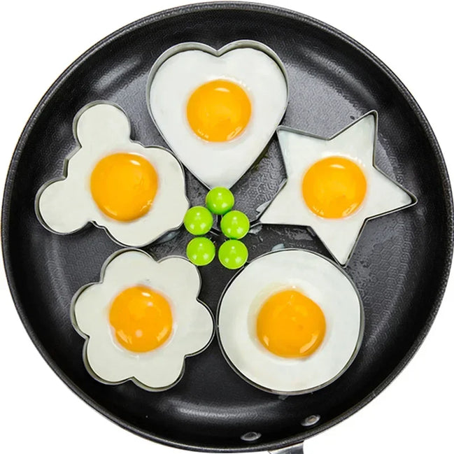 Formiro Bratring-Set – Edelstahlformen für Eier und Pfannkuchen