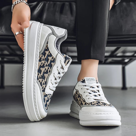 Aerovent Herren Sneaker mit Mesh-Obermaterial und dicker Sohle