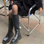 Lunaro kniehohe Stiefel für Damen – Plattformsohle und wintertaugliches Design