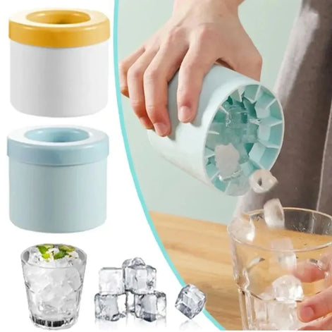Silikon-Eiswürfelform mit Runddesign