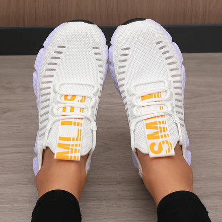Velion Damen Laufschuhe mit Mesh-Obermaterial und Schnürung