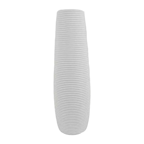 Arvona Standvase 33 cm mit strukturierter Oberfläche