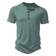Velano Henley T-Shirt kurzarm mit Knopfleiste und bequemer Passform für den Alltag